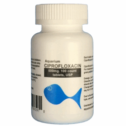 Aquarium Ciprofloxacin 500mg. 100 count. $57