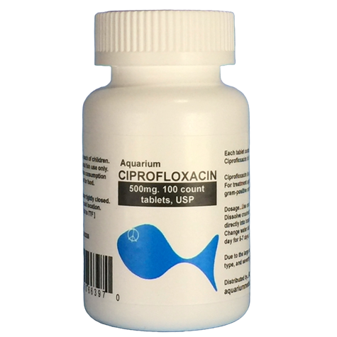 Aquarium Ciprofloxacin 500mg. 100 count. $57