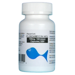 Aquarium Clindamycin 150mg. 100 count. $43