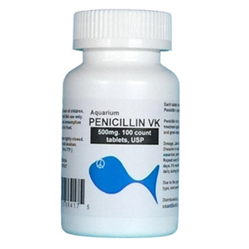 Aquarium Penicillin 500mg. 100 count. $39