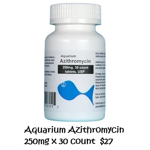 Aquarium Azithromycin 250mg. 30 count. $27 - Image 2